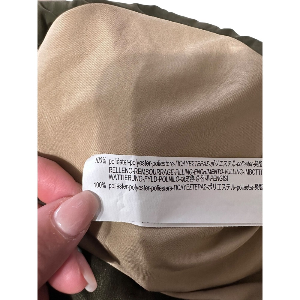 Zara Basic Outerwear Cropped Puffer Jacket Fur Ol… - image 4